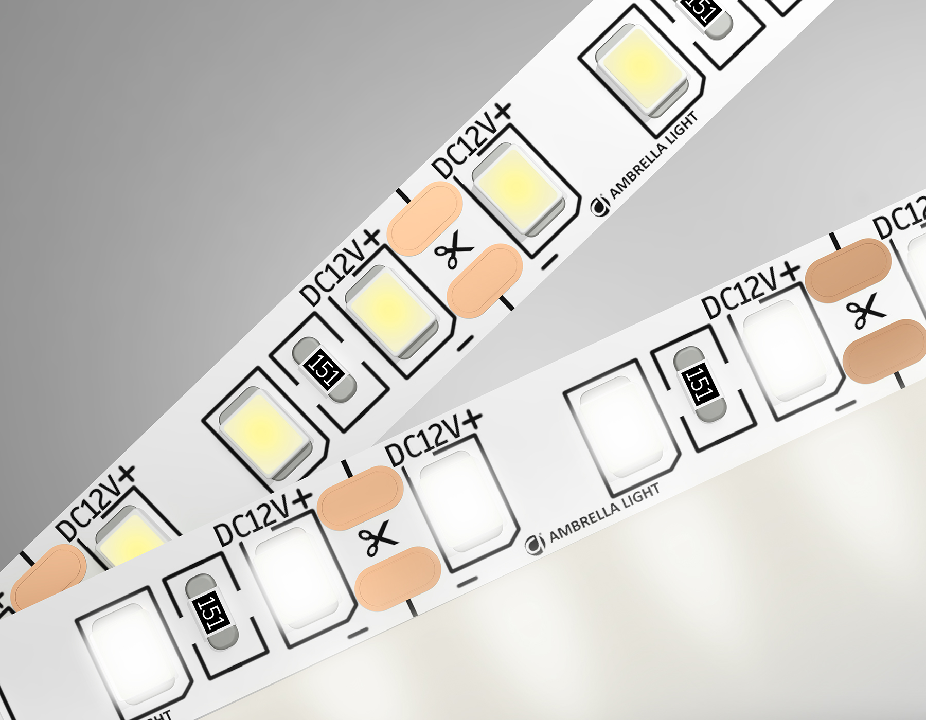 Светодиодная лента GS1102 2835 120Led 9.6W 12V IP20 4500K GS GS1102