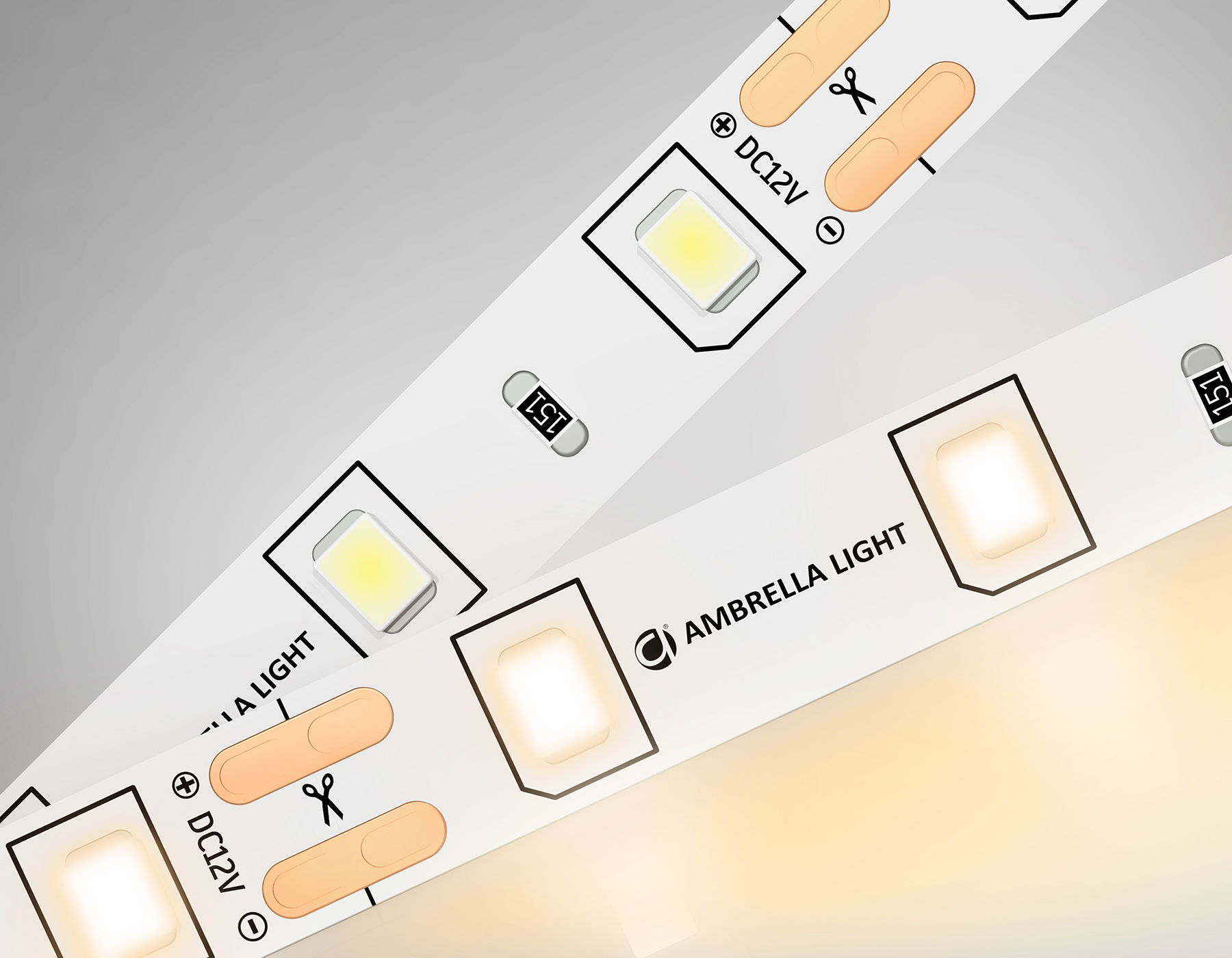 Светодиодная лента GS1001 2835 60Led 4.8W 12V IP20 3000K GS GS1001
