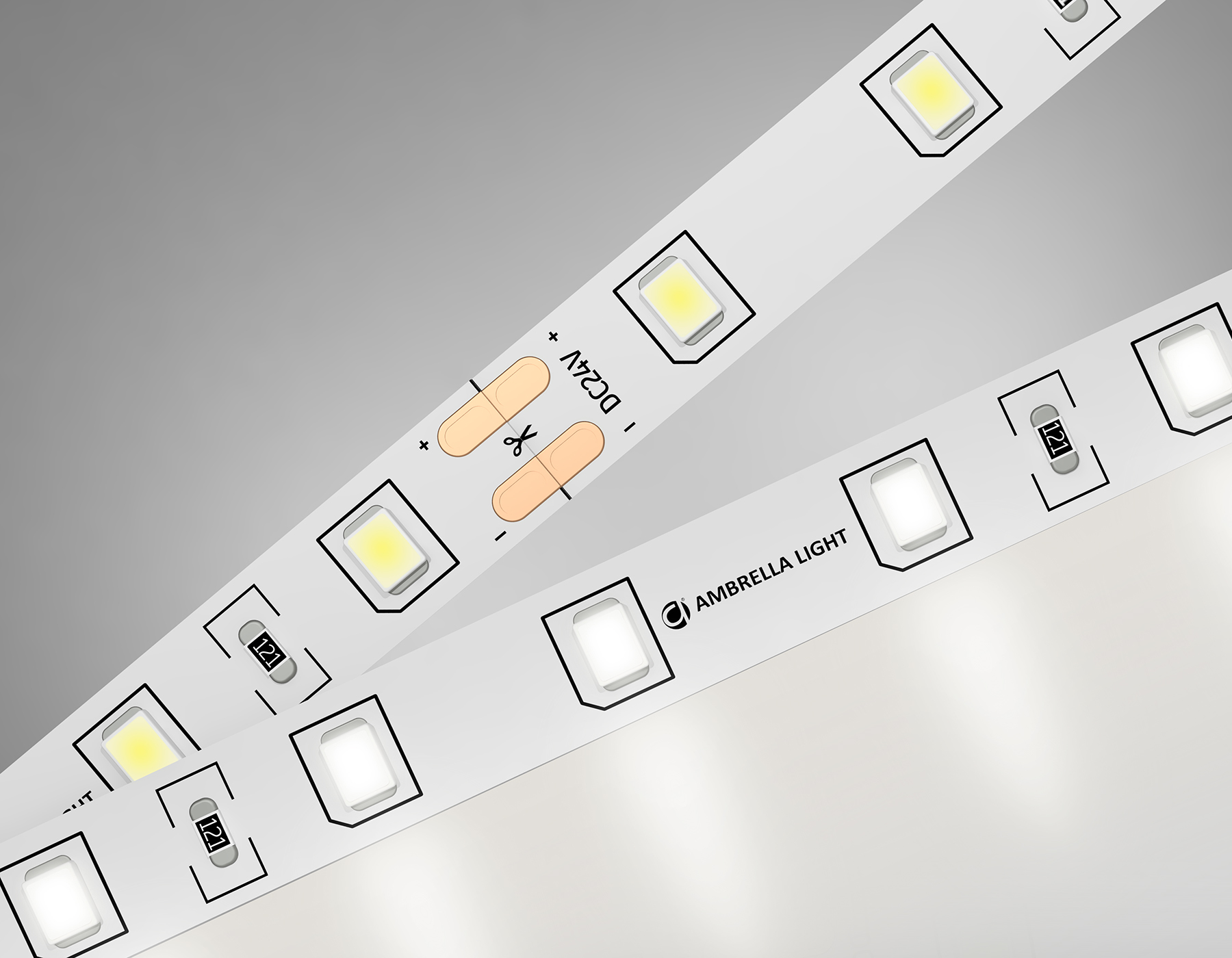 Светодиодная лента GS3002 2835 60Led 6W 24V IP20 4500K GS GS3002