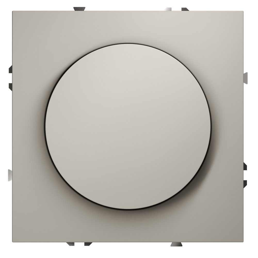 Светорегулятор встраиваемый VOLTUM S70 поворотно-нажимной 600 Вт, (кашемир) VLS070303