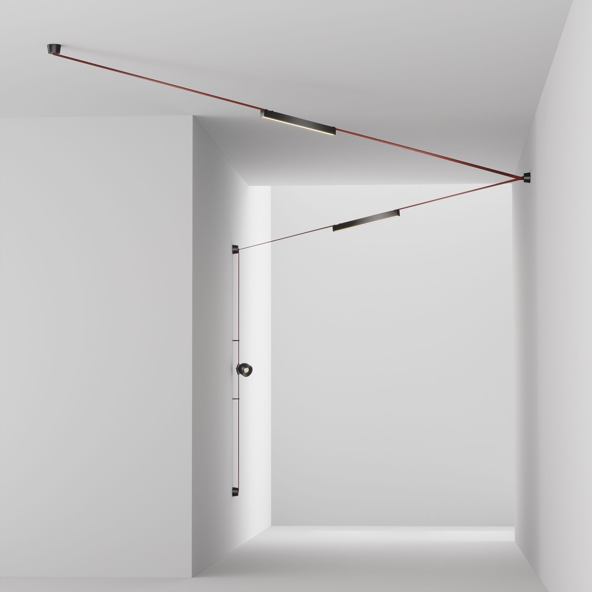 Комплект текстильной подвесной системы Maytoni Parity TFC-Par-CW02-R