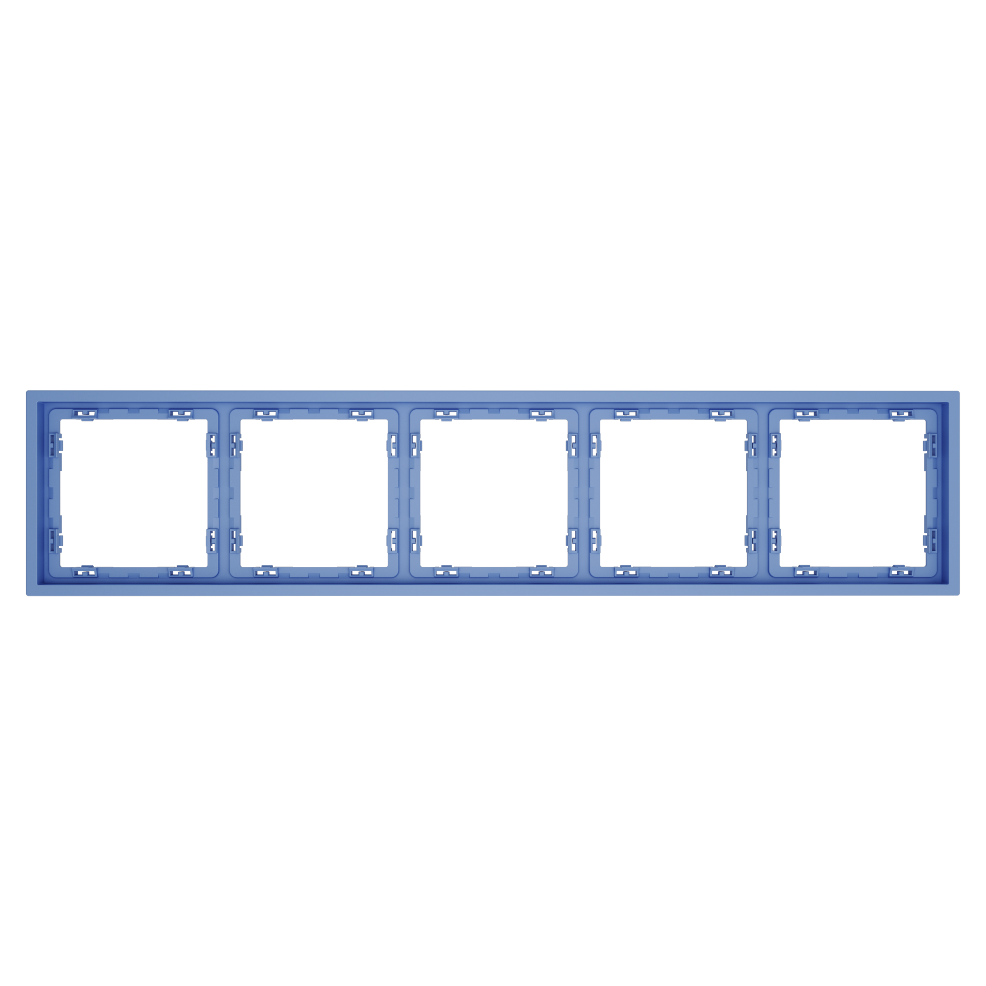 Рамка пластиковая на 5 постов Voltum S70 (деним) VLS100515