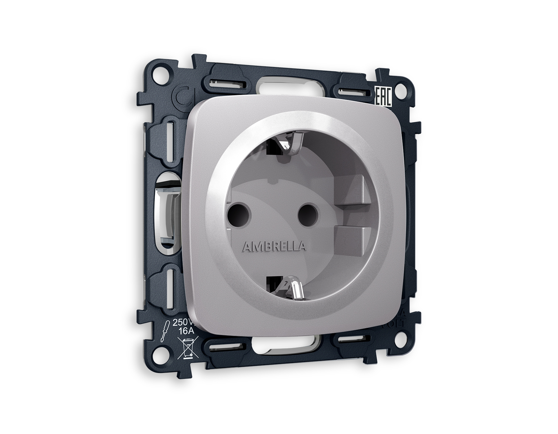 Комплект механизма электрической розетки Ambrella Volt OMEGA MO507010