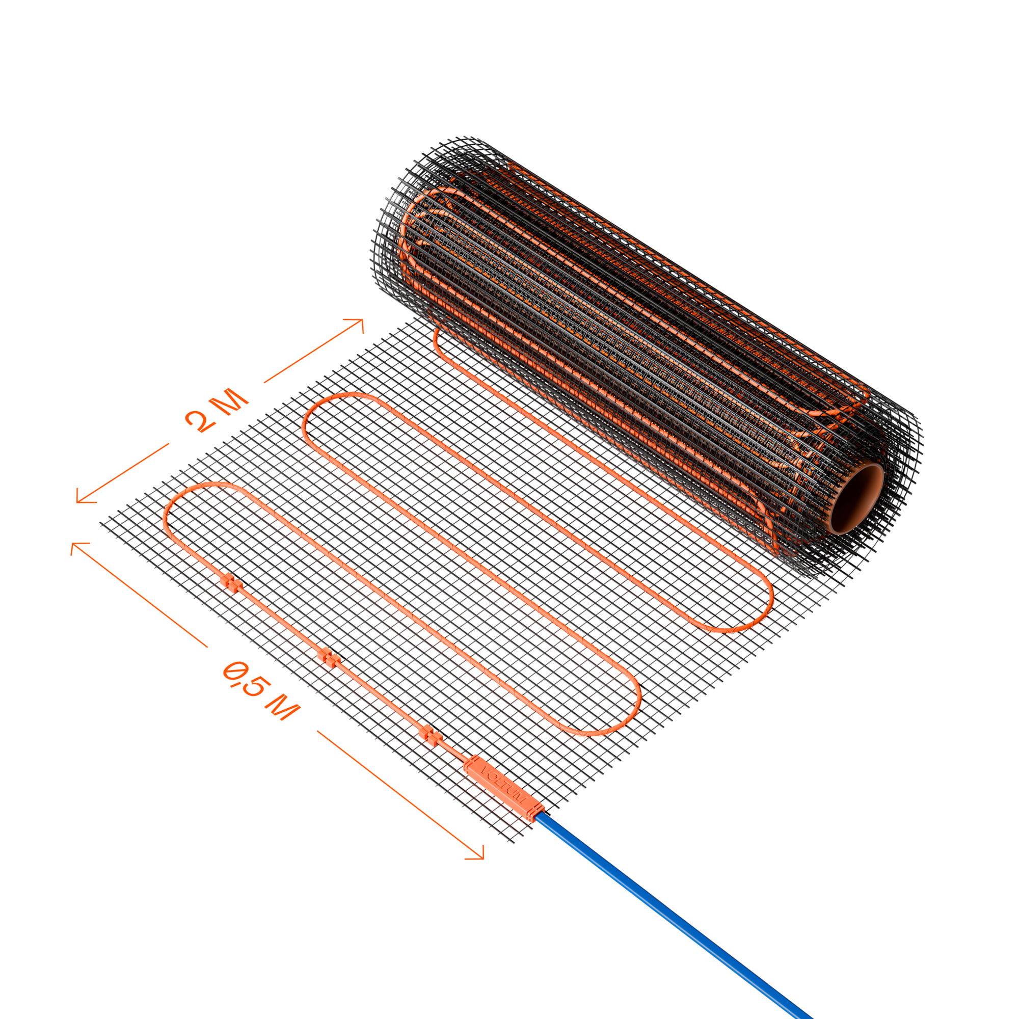 Нагревательный элемент теплого пола Voltum Т200 VLT01-200-1.0