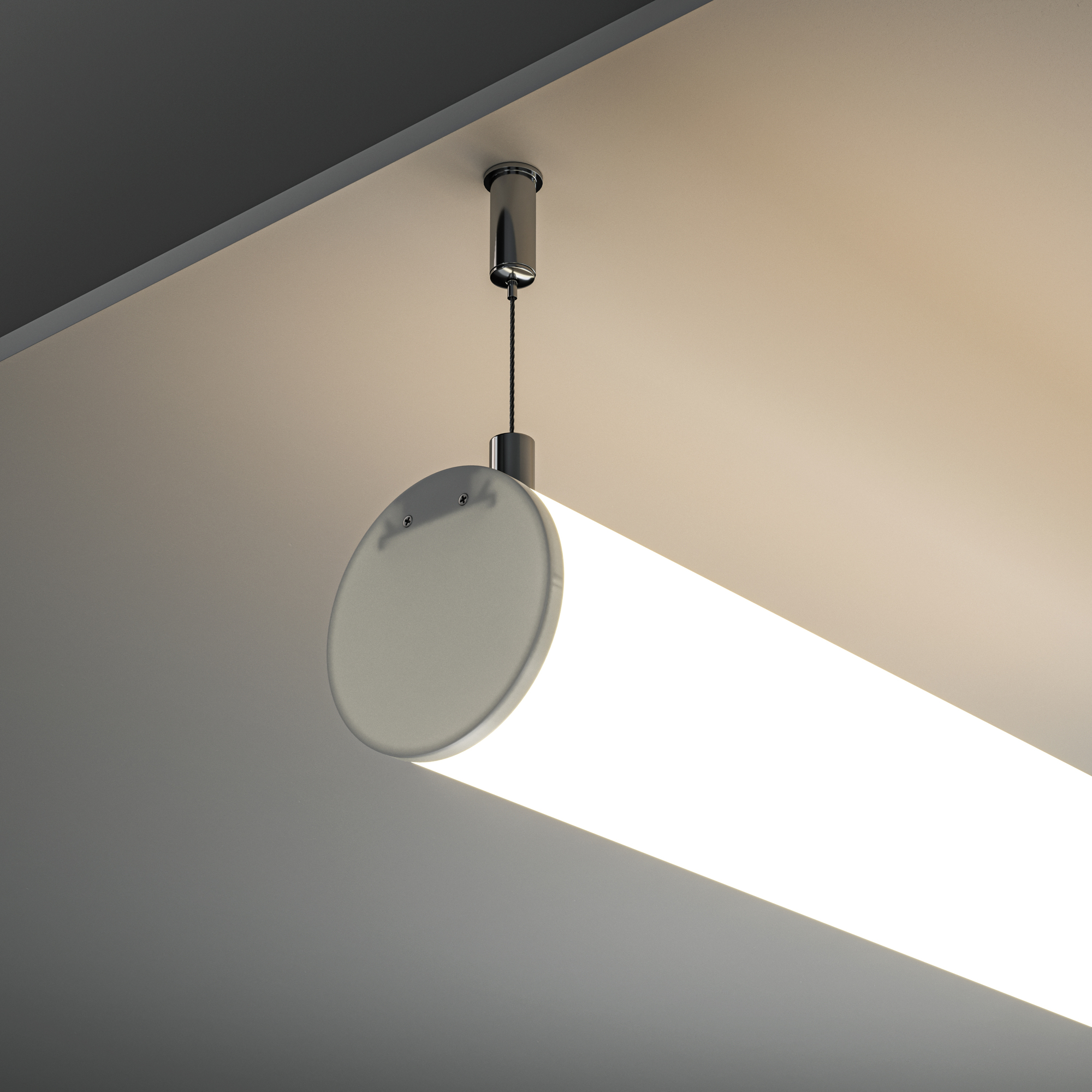 Крепление профиля подвесное Maytoni Алюминиевый профиль  ALM-D60-S-2M