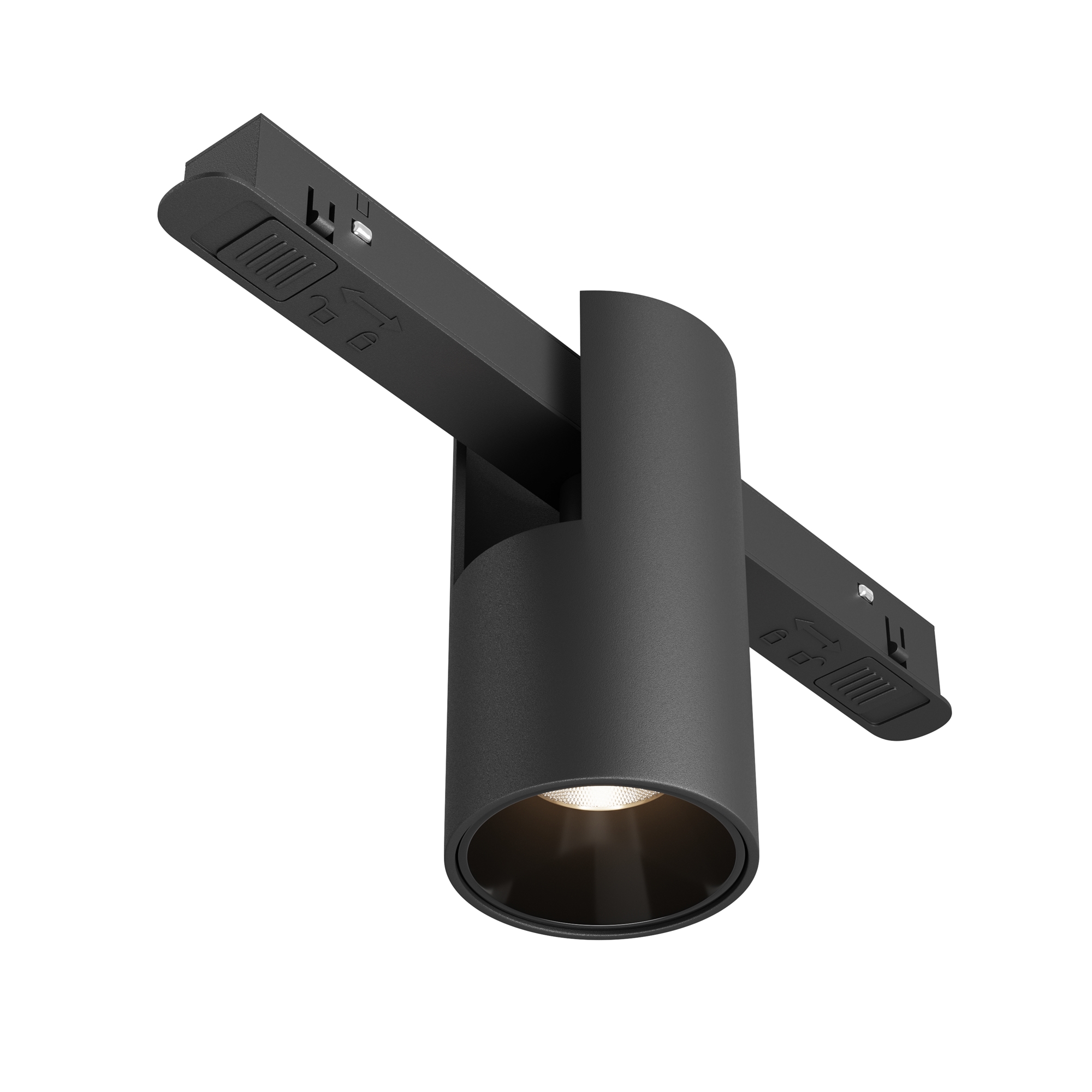 Трековый магнитный светодиодный светильник Maytoni Exility Alfa TR122-4-7W-DS-B
