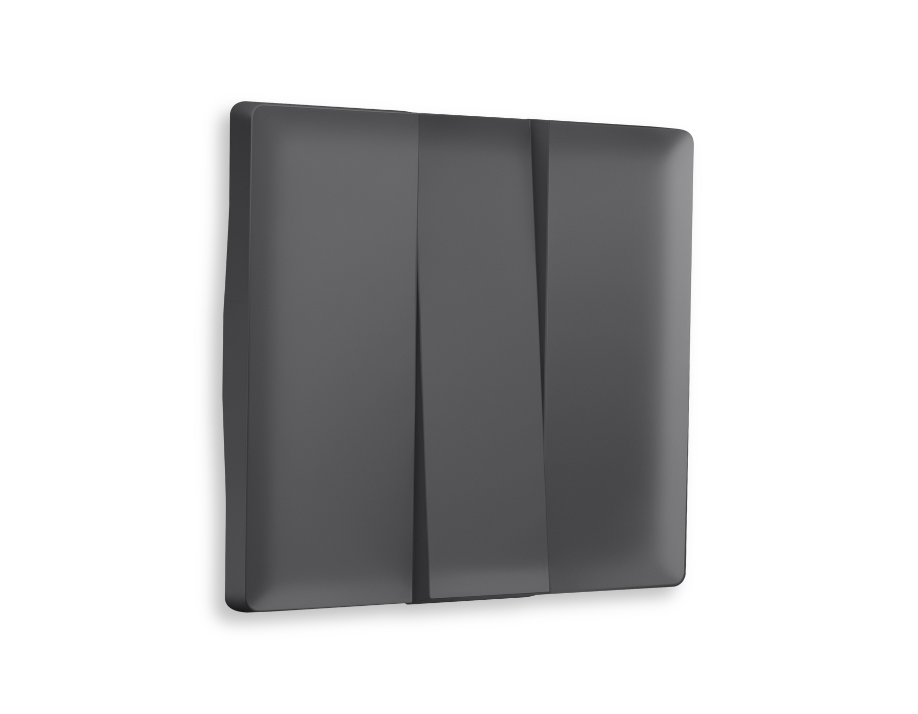 Лицевая панель для 3-клавишных выключателей QUANT Ambrella Volt ALFA AP9050