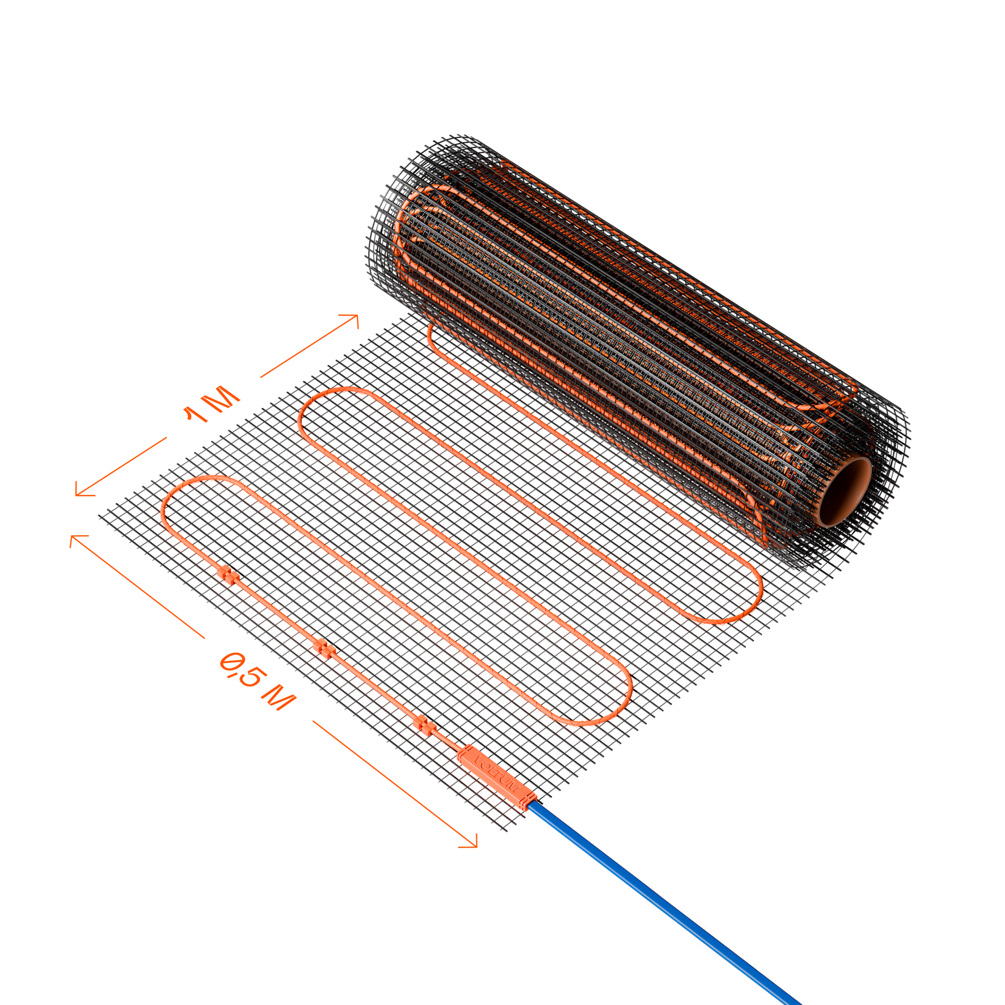 Нагревательный элемент теплого пола Voltum Т200 VLT01-200-0.5
