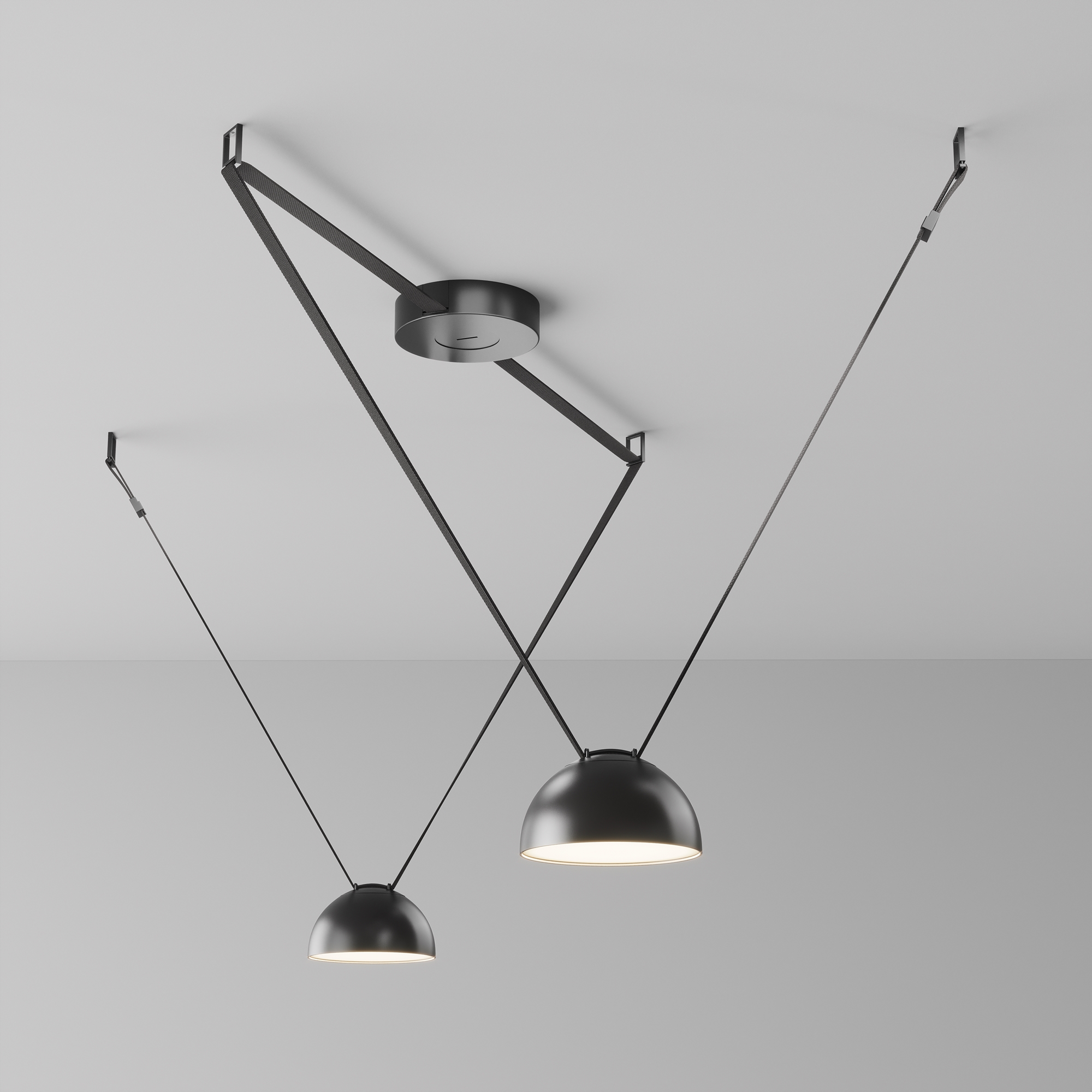 Комплект текстильной подвесной системы Maytoni Parity TFC-Par-H06-GR