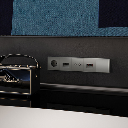 Вывод кабеля VOLTUM S70, (титан) VLS080206 Вывод кабеля VOLTUM S70, (титан) VLS080206