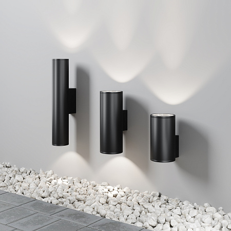 Уличный настенный светодиодный светильник Maytoni Shim O514WL-L30B3K1