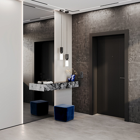 Терморегулятор электронный VOLTUM S70 с индикацией и датчиком, для теплого пола, (графит) VLS070107