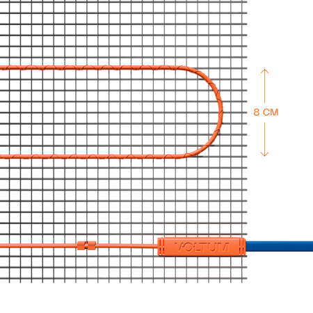 Нагревательный элемент теплого пола Voltum Т150 VLT01-150-9.0