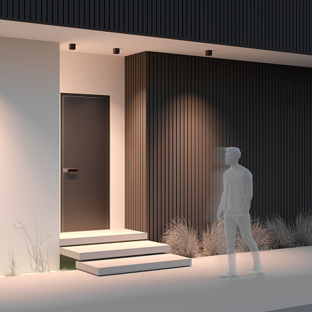 Уличный архитектурный светодиодный светильник Maytoni Ares O309CL-L8GF3K