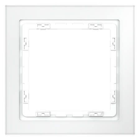 Рамка стеклянная VOLTUM S70 на 1 пост, (белый,матовый,стекло) VLS110102 Рамка стеклянная VOLTUM S70 на 1 пост, (белый,матовый,стекло) VLS110102