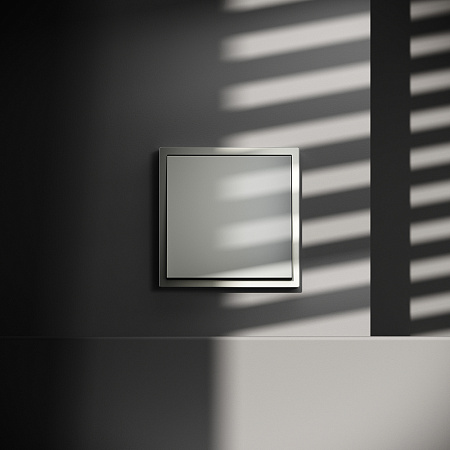 Выключатель встраиваемый VOLTUM S70 одноклавишный (сталь) VLS010105 Выключатель встраиваемый VOLTUM S70 одноклавишный (сталь) VLS010105