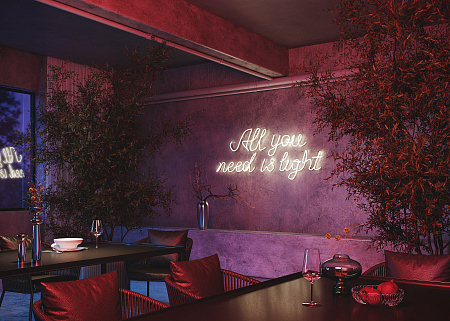 Гибкий неон 14,4Вт 4000К 24V IP67 Maytoni Изгиб 3D 432046