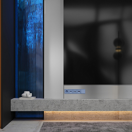 Вывод кабеля Voltum S70 (деним) VLS080215