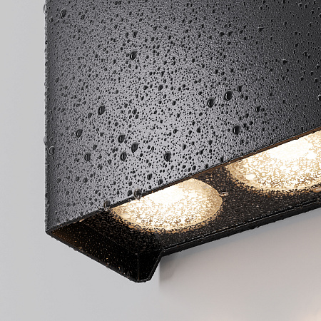 Уличный настенный светодиодный светильник Maytoni Shell O505WL-L6B3K