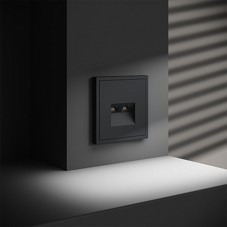 Розетка компьютерная встраиваемая VOLTUM S70 двойная RJ45+RJ45 кат.6, (графит) VLS060207