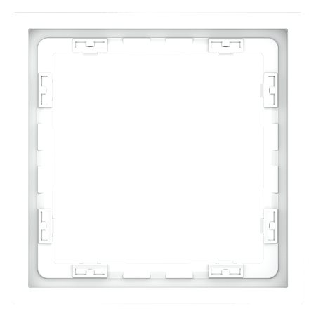 Рамка пластиковая VOLTUM S70 на 1 пост, (белый матовый) VLS100102