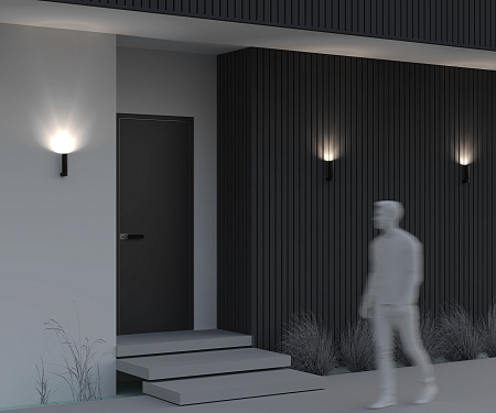 Уличный настенный светодиодный светильник Maytoni Tube O508WL-L5B3K