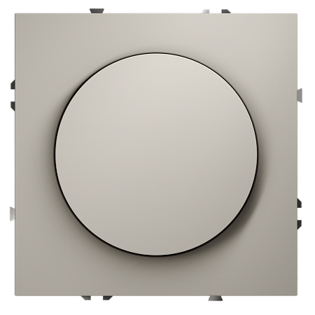 Светорегулятор встраиваемый VOLTUM S70 поворотно-нажимной 600 Вт, (кашемир) VLS070303