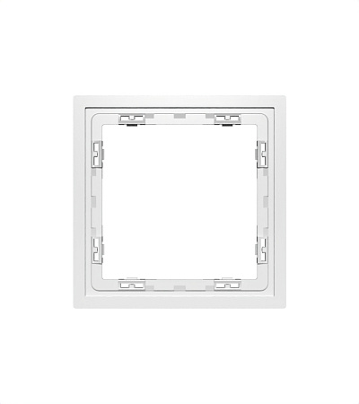 Рамка пластиковая VOLTUM S70 на 1 пост, (белый матовый) VLS100102