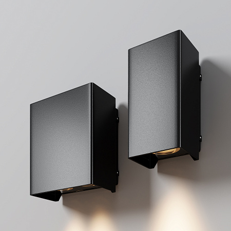 Уличный настенный светодиодный светильник Maytoni Shell O505WL-L6B3K