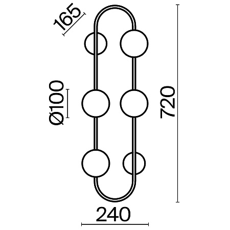 Бра Freya Inversion FR5233WL-04BS1