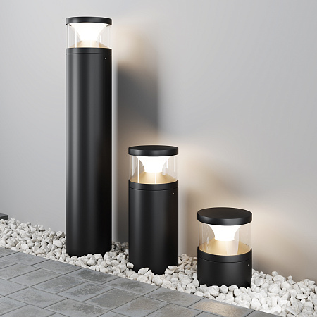 Уличный ландшафтный светодиодный светильник Maytoni Pyro O496FL-L21B3K