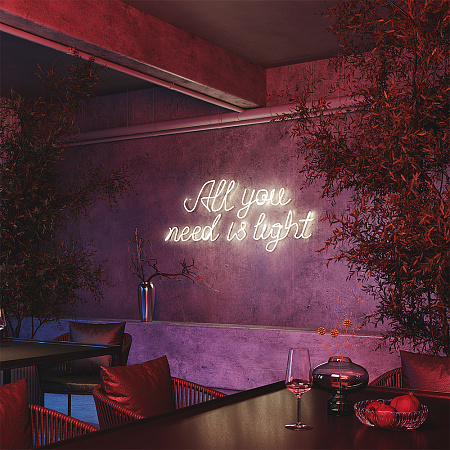 Гибкий неон 14,4Вт 4000К 24V IP67 Maytoni Изгиб 3D 432046