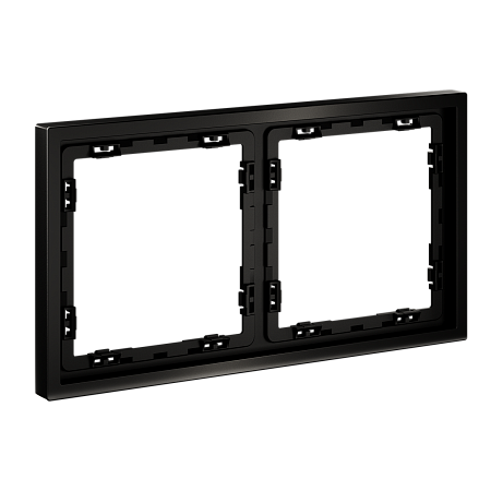 Рамка металлическая на 2 поста Voltum S70 METAL (антрацит) VLSM120212