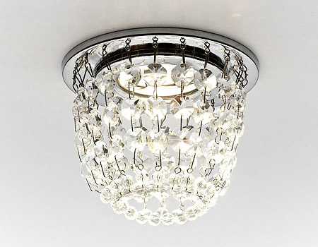 Встраиваемый светильник Crystal Spot K2075 CH/CL
