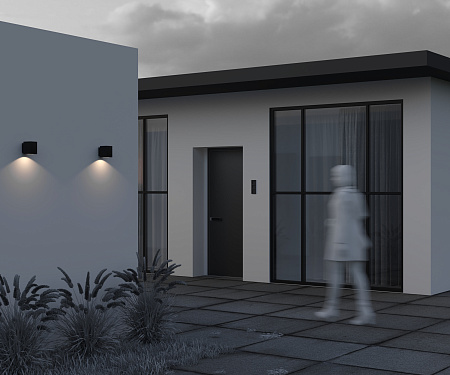 Уличный настенный светодиодный светильник Maytoni Block O507WL-L5B3K