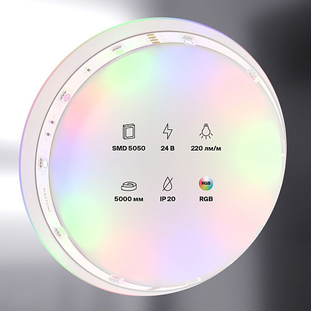 Светодиодная лента 7,2Вт/м 24V IP20 RGB Maytoni 10166