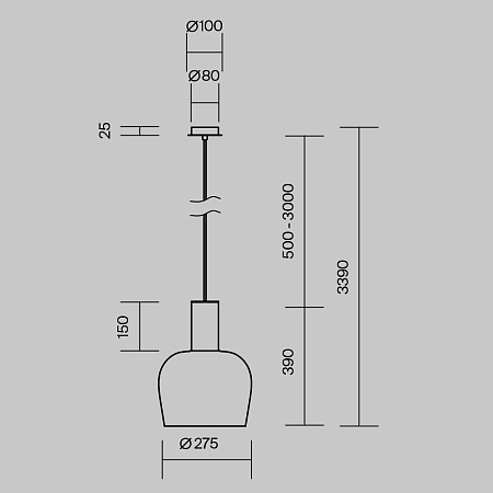 Светильник подвесной светодиодный Maytoni Smart Casual MOD414PL-L7B3K Светильник подвесной светодиодный Maytoni Smart Casual MOD414PL-L7B3K