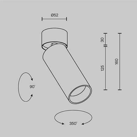 Спот Maytoni FOCUS LED C055CL-L12W4K-SS-B