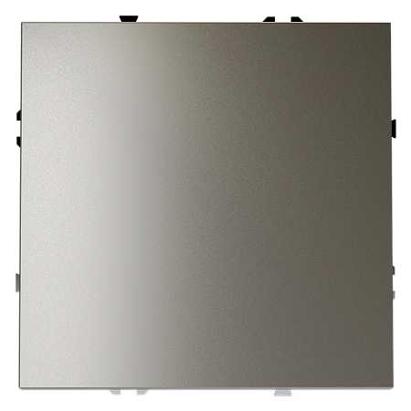 Выключатель с самовозвратом встраиваемый VOLTUM S70 одноклавишный (шелк) VLS010604