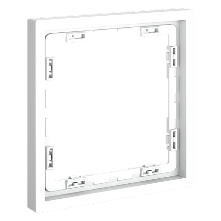 Рамка пластиковая VOLTUM S70 на 1 пост, (белый матовый) VLS100102