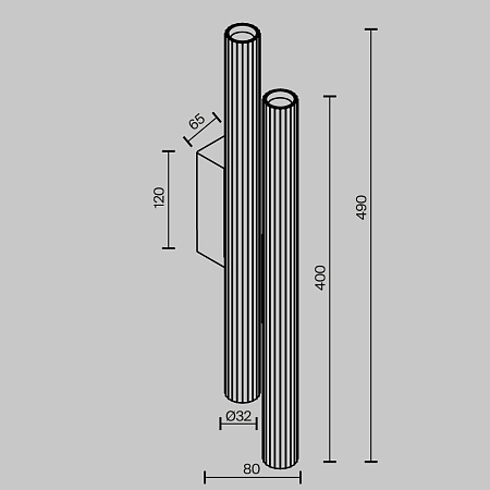 Бра Maytoni Calipso C082WL-24W2.7K-BS