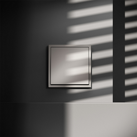 Проходной переключатель встраиваемый VOLTUM S70 одноклавишный (кашемир) VLS010303