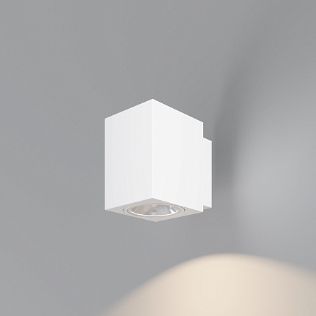 Уличный настенный светодиодный светильник Maytoni Block O507WL-L5W3K