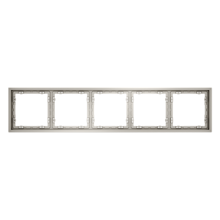 Рамка пластиковая VOLTUM S70 на 5 постов, (кашемир) VLS100503