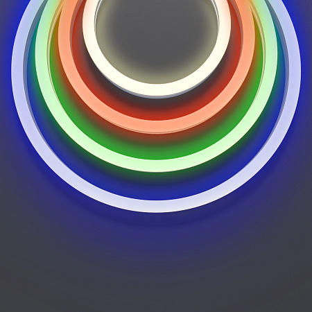 Гибкий неон 12Вт/м 3000К 24V IP67 Maytoni Изгиб поперек оптической оси 432003