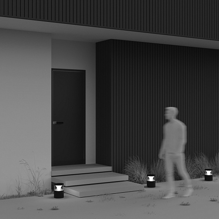 Уличный ландшафтный светодиодный светильник Maytoni Pyro O496FL-L21B3K