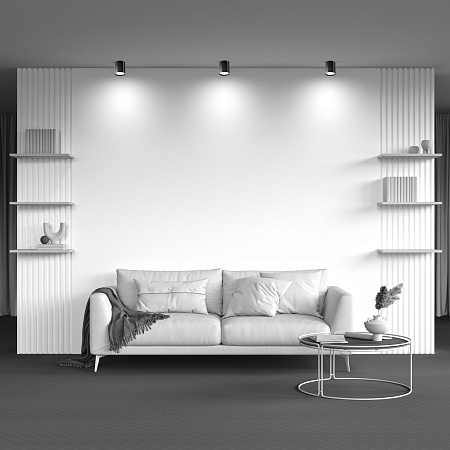 Светильник потолочный Maytoni Hoop C086CM-GX53-MRD-B