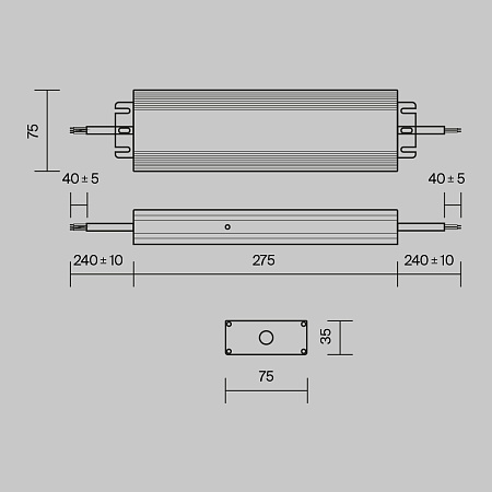 Блок питания для магнитных систем 300Вт, 48V, IP67 Maytoni Power Supply Magnetic PSL008-300W-48V-IP67 Блок питания для магнитных систем 300Вт, 48V, IP67 Maytoni Power Supply Magnetic PSL008-300W-48V-IP67