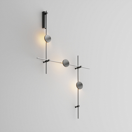 Основание настенное для трековых светильников Maytoni FLARITY TFC-Flar-W01-B