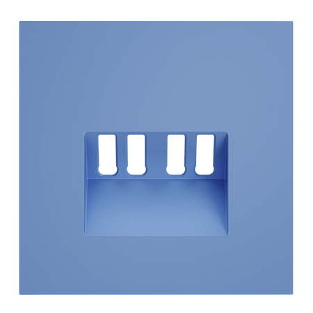 Накладка для розетки акустической 4-местной Voltum S70 (деним) VLS001515 Накладка для розетки акустической 4-местной Voltum S70 (деним) VLS001515